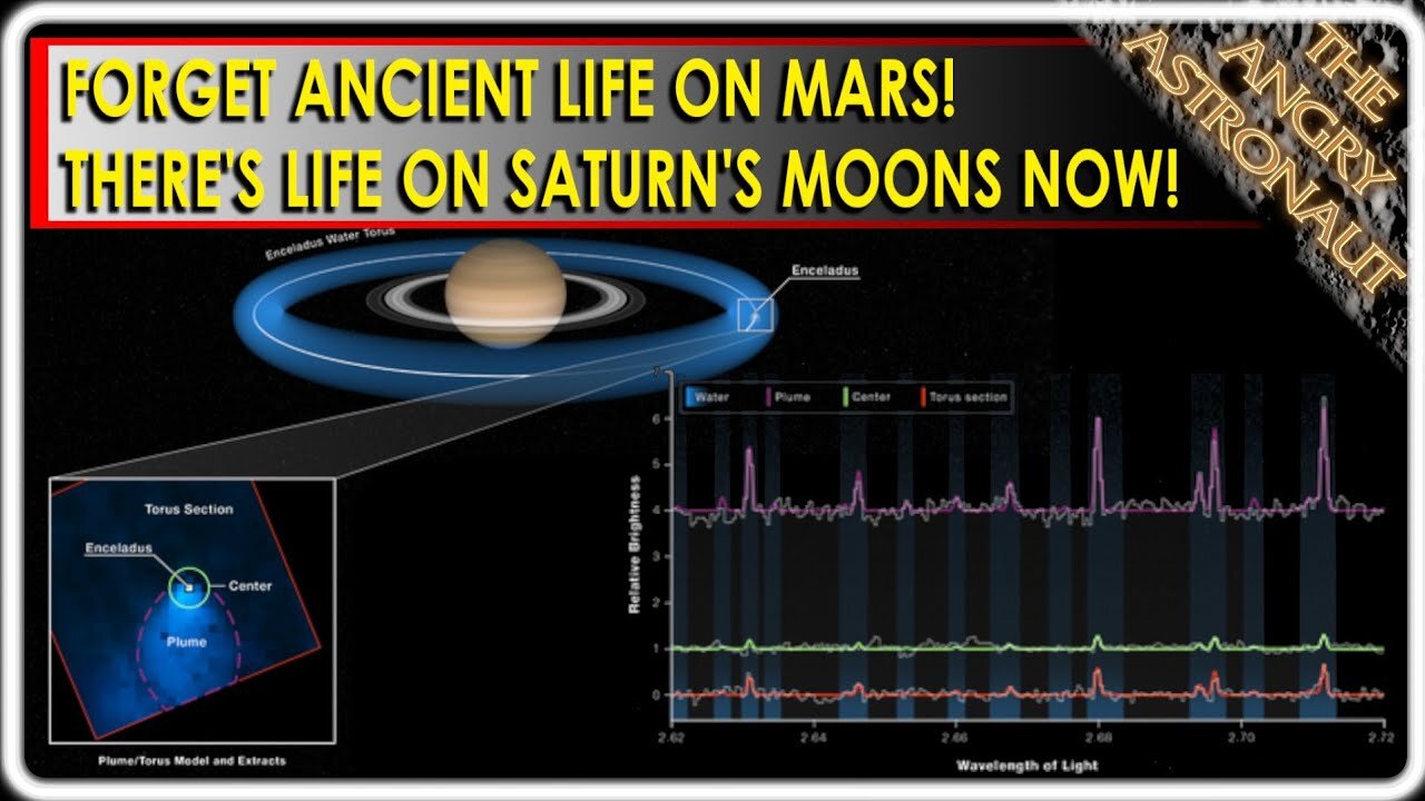 New Discovery! Forget Mars! Theres life on the moons of Saturn NOW!