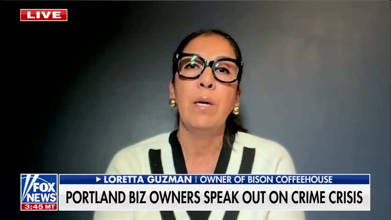 PORTLAND BUSINESS OWNER: We struggle every day, every week, with the crime and