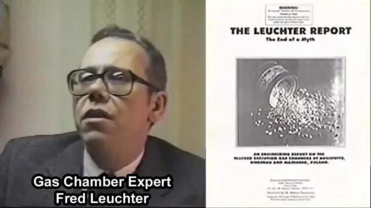 Fred Leuchter on his Valid Scientific Tests of Holocaust Gas Chambers 🤥✡️