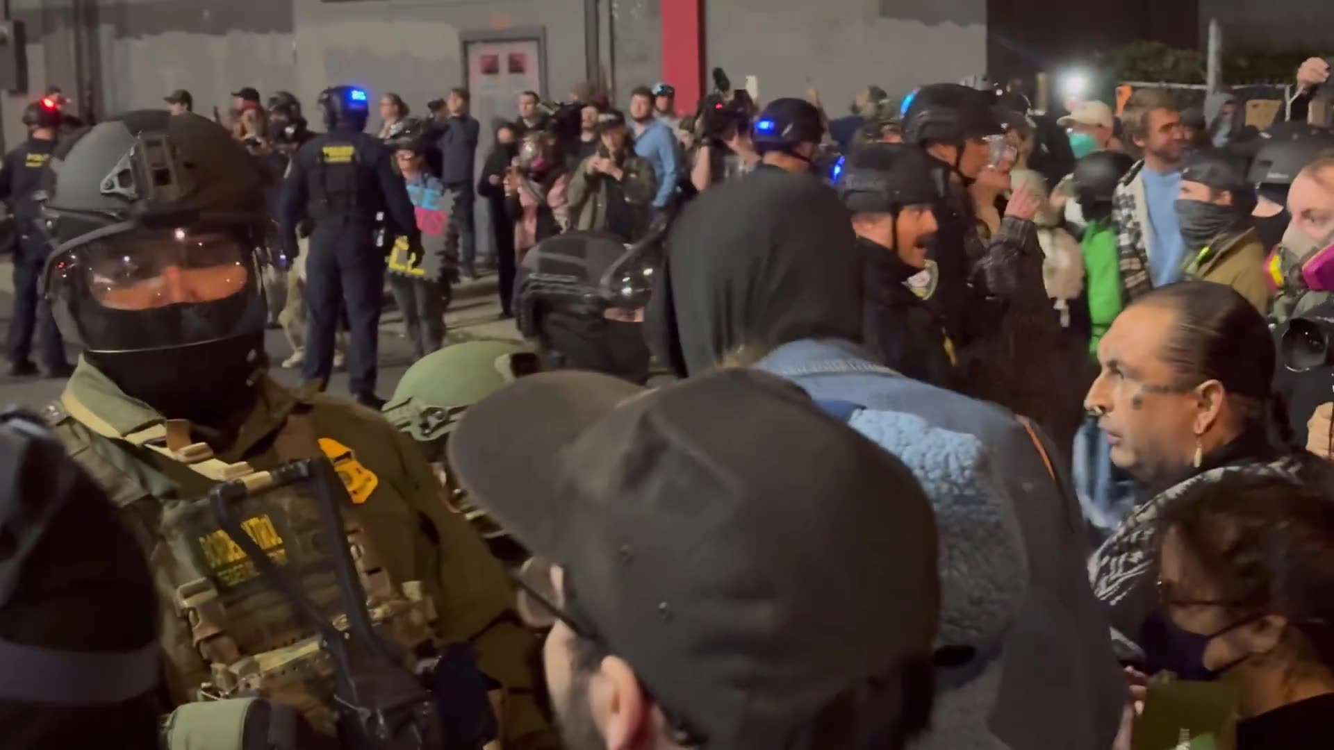 Antifa idiot spits in the face of an ICE officer, gets DEMOLISHED!