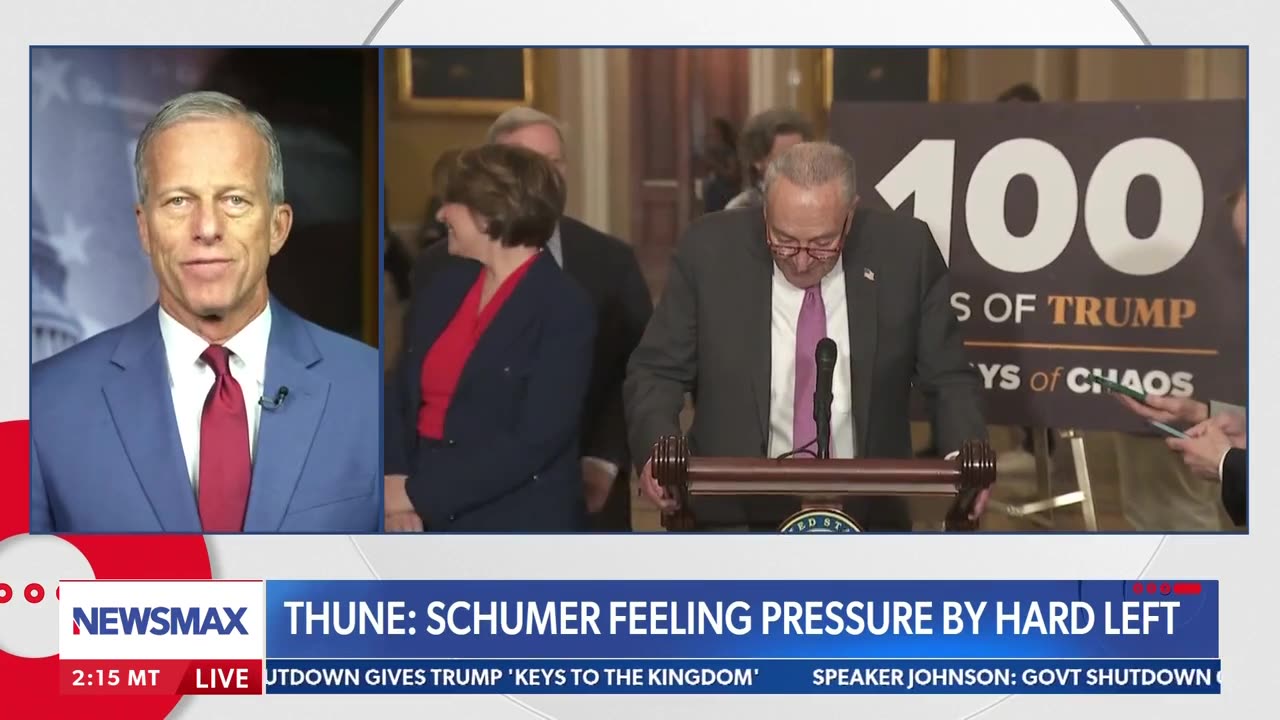 John Thune Shares What Reasonable Democrats Are Telling Him About Shutdown