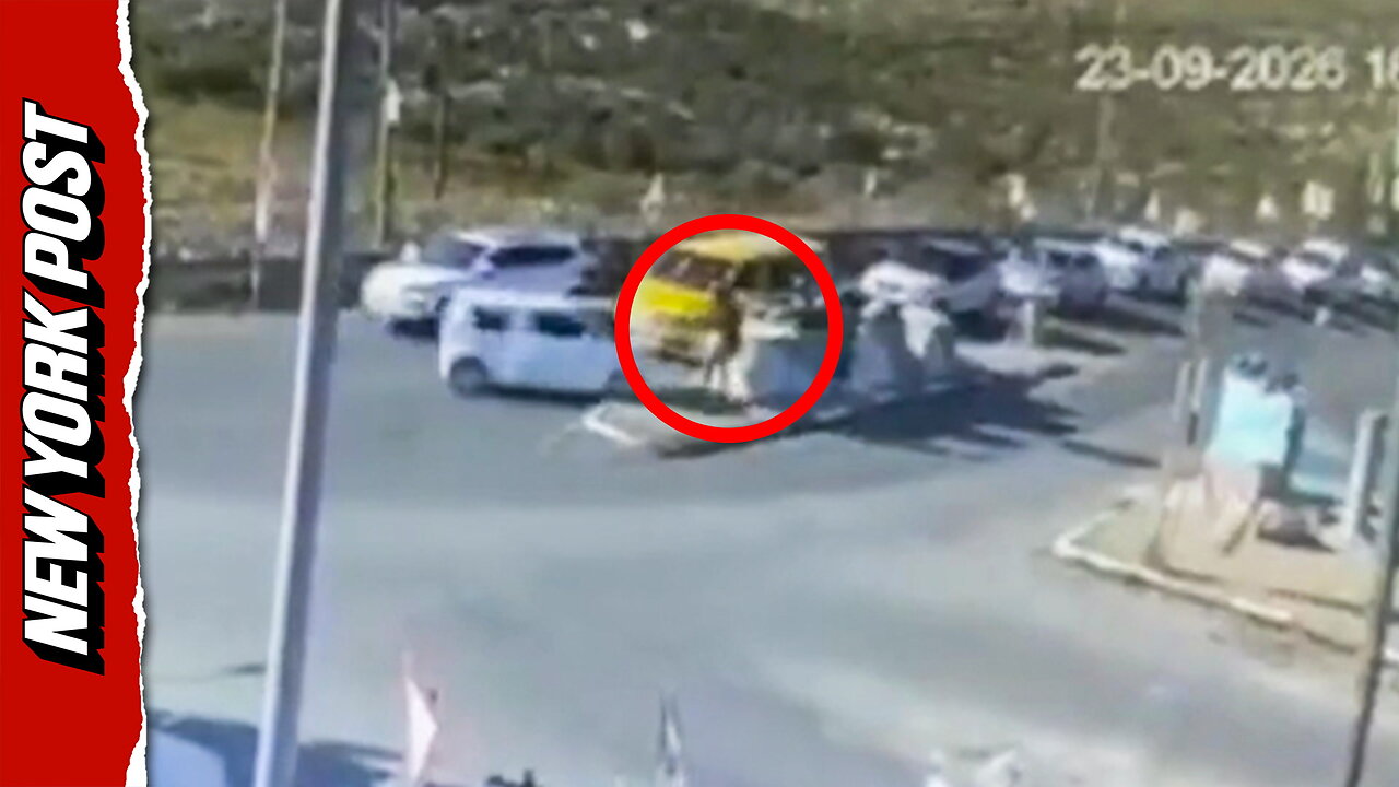 Surveillance video appears to show moment son of Israel envoy to US mowed down in ramming attack thumbnail
