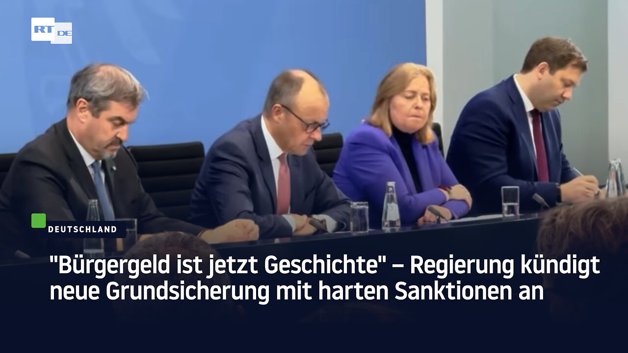 Bürgergeld ist jetzt Geschichte – Regierung kündigt neue Grundsicherung mit harten Sanktionen an