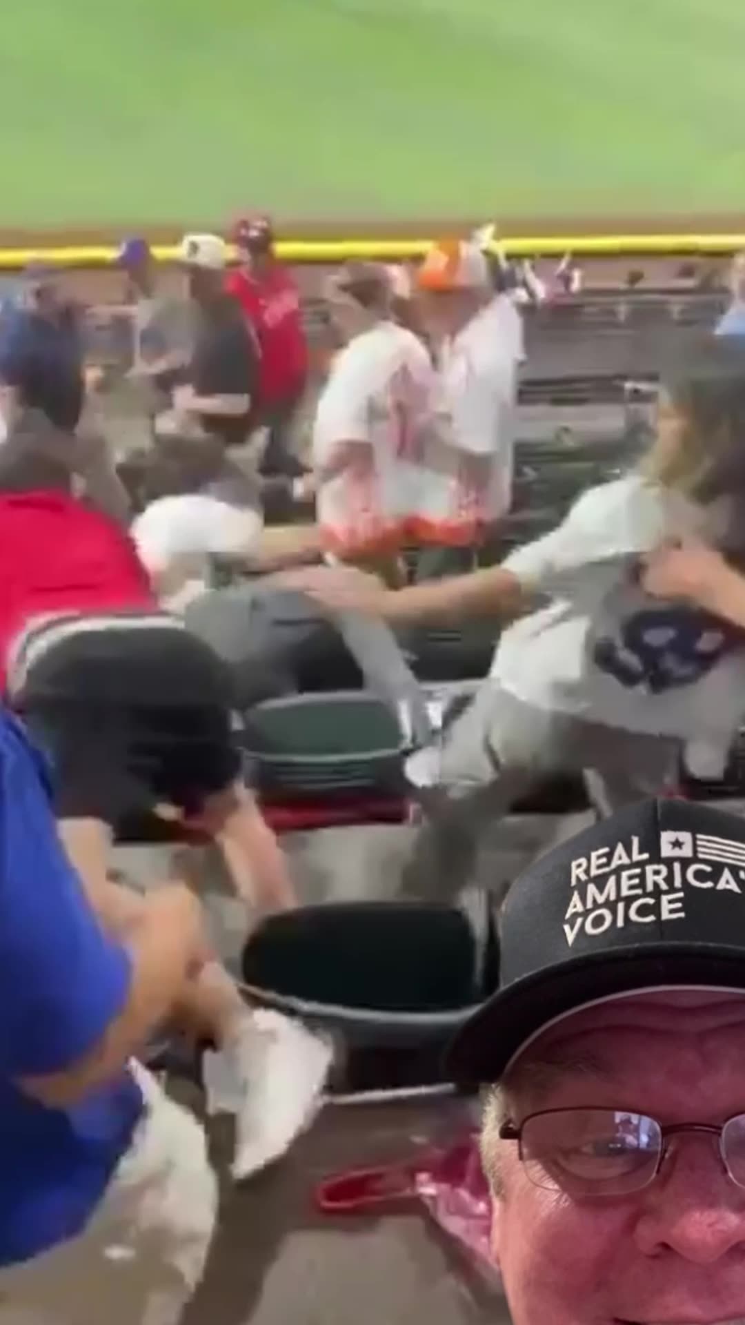 FIGHT BREAKS OUT AT BASEBALL GAME