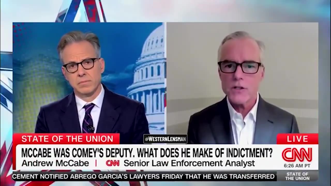 McCabe on Comey Indictment: It is absolutely what the president himself characterized it as