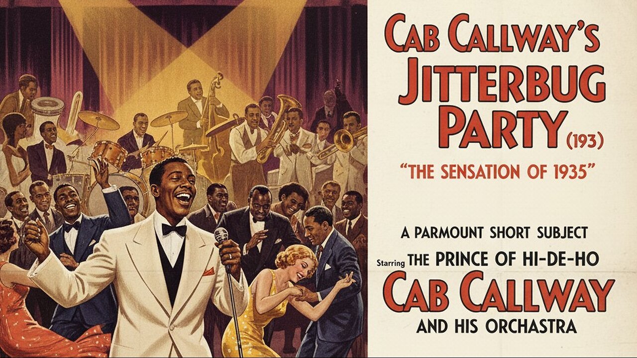 Cab Calloways Jitterbug Party (1935) - Jazz Legend in Swing Era Short Film