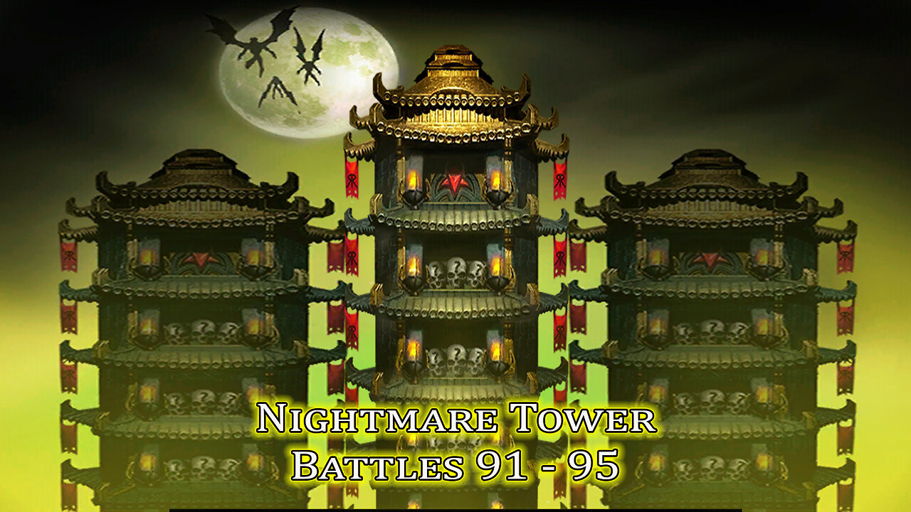 MK Mobile. Nightmare Tower Battles 91 - 95