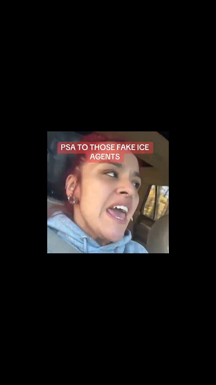 Deranged Woman (With Dogmatic Nose Ring) Says Shell Stab ICE Agents In The Neck With A Screwdriver