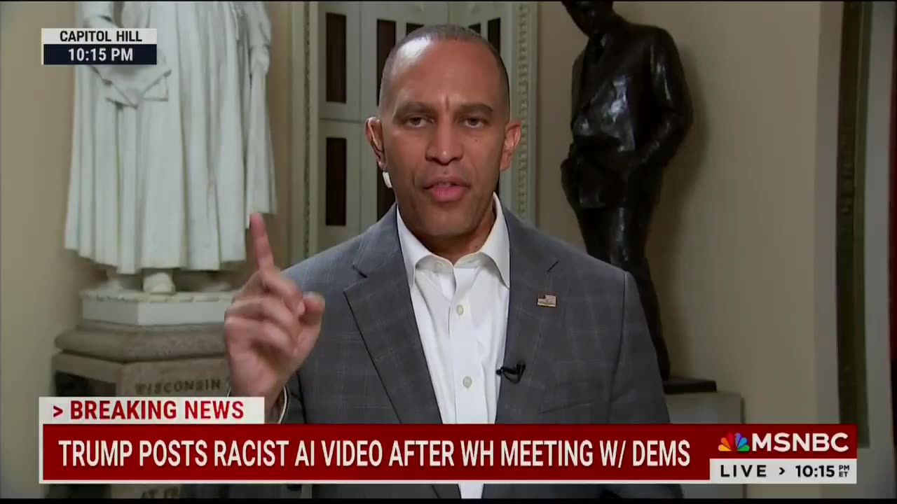 Jeffries:Its a disgusting video and were gonna continue to make clear bigotry will get you nowhere