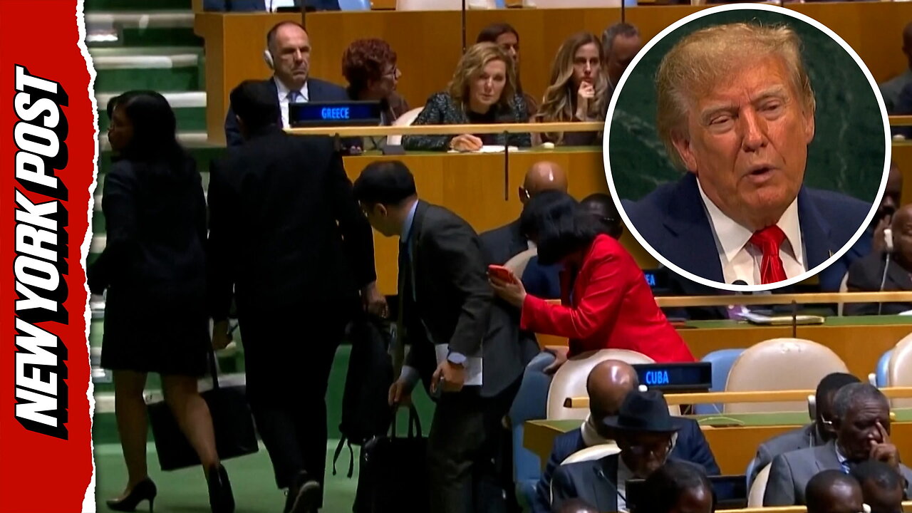 Cuban delegation walks out of UN assembly as Trump brands nation a 'failed state' thumbnail