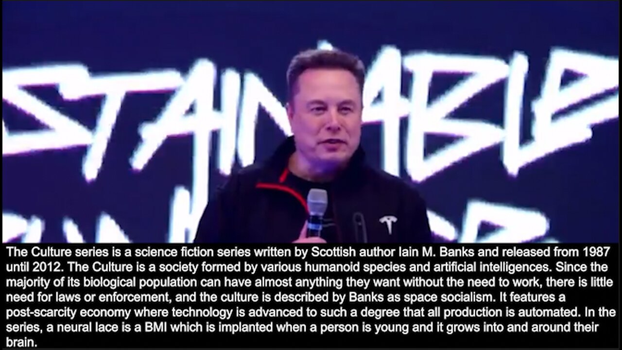 Elon Musk | We Might Be Able to Give People A More Humane Form of Containment of Future Crime...My Book Recommend for Maybe the Best Mostly Utopian Sci-Future Are the Iain Banks Culture Books. - 11/6/2025