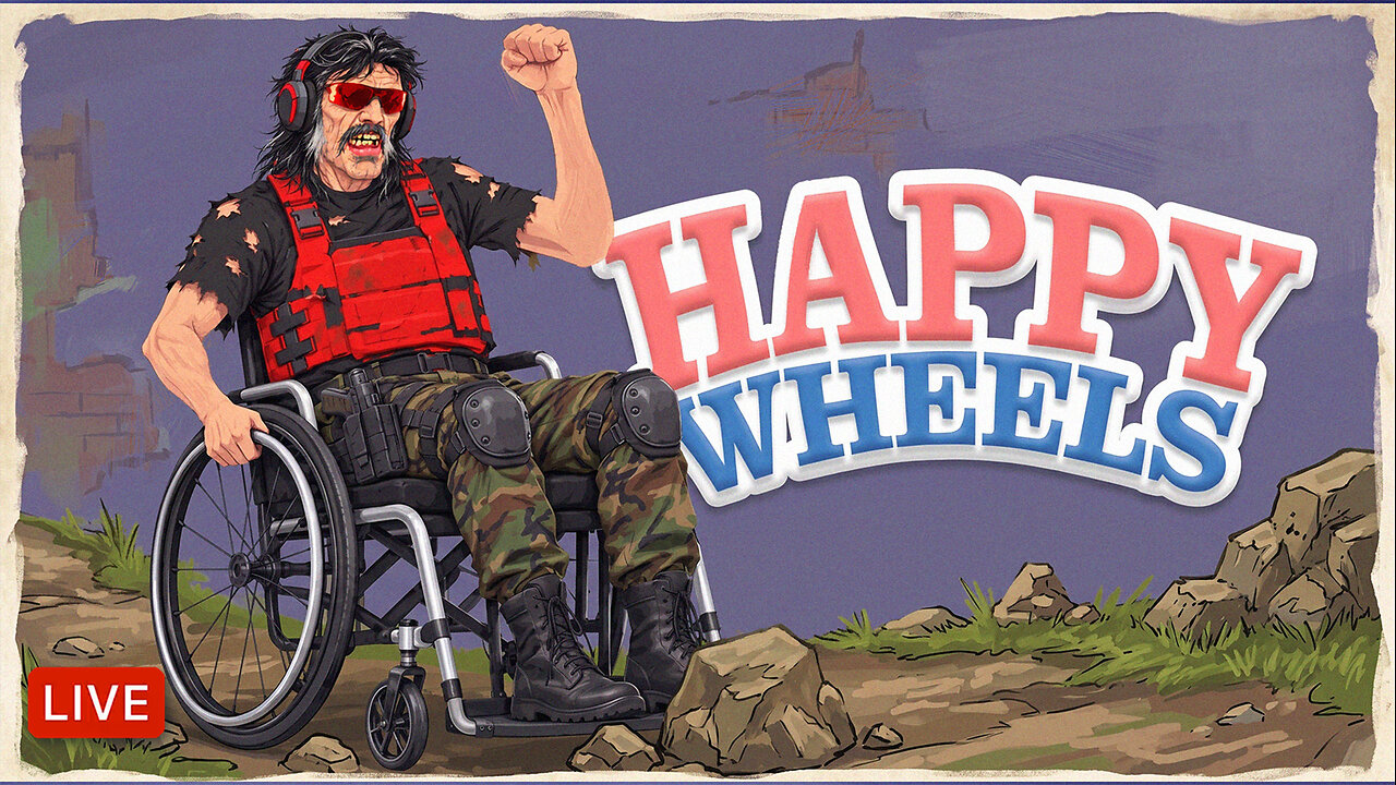 🔴DR DISRESPECT - HAPPY WHEELS - THE GTA 6 KILLER thumbnail