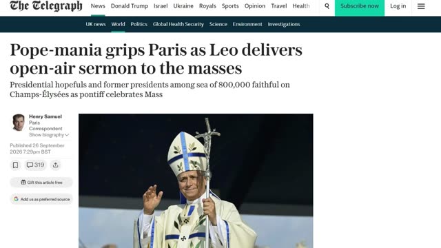 The French “far right” should be more wary about “Pope” Leo — especially ahead of the 2027 elections
