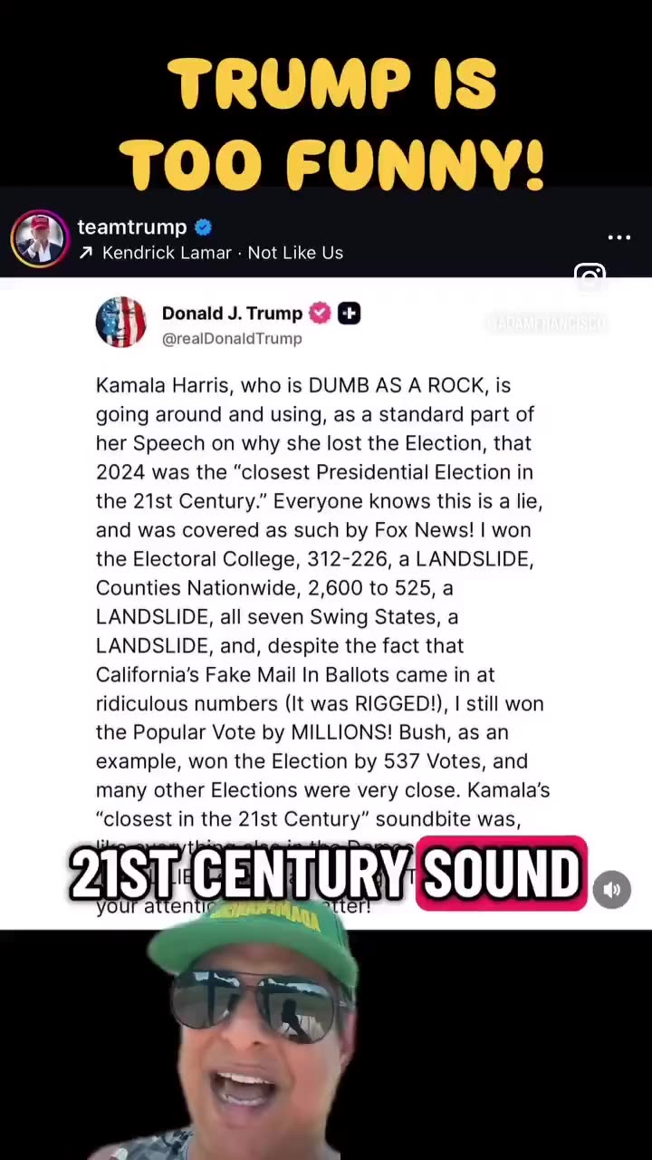 Trump is too funny!