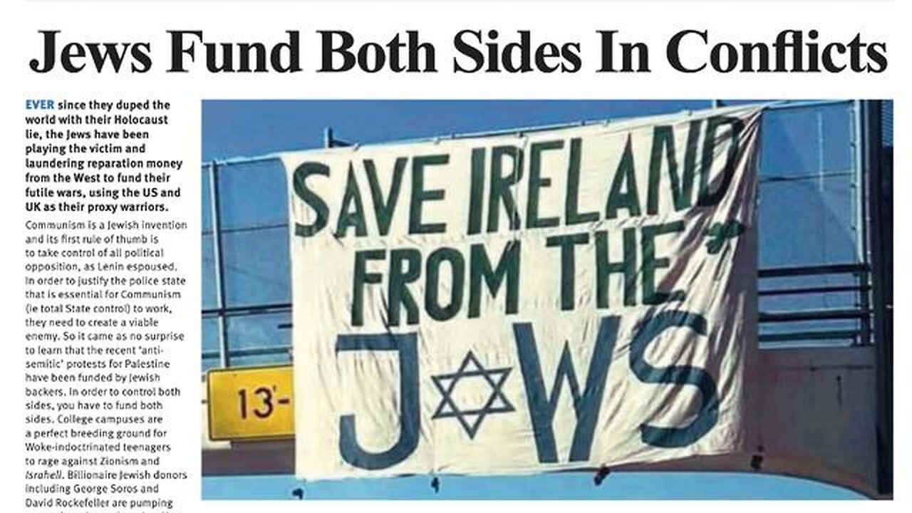 Monday Night Hoaxstream: Jews Call Dublin The Most Anti-Semitic Place In The World - Gemma ODoherty