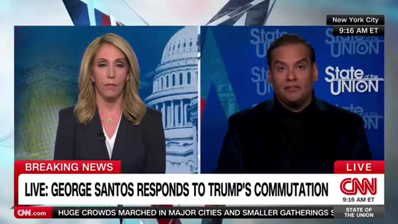 George Santos Learned of President Trumps Help Via TV News Chyron