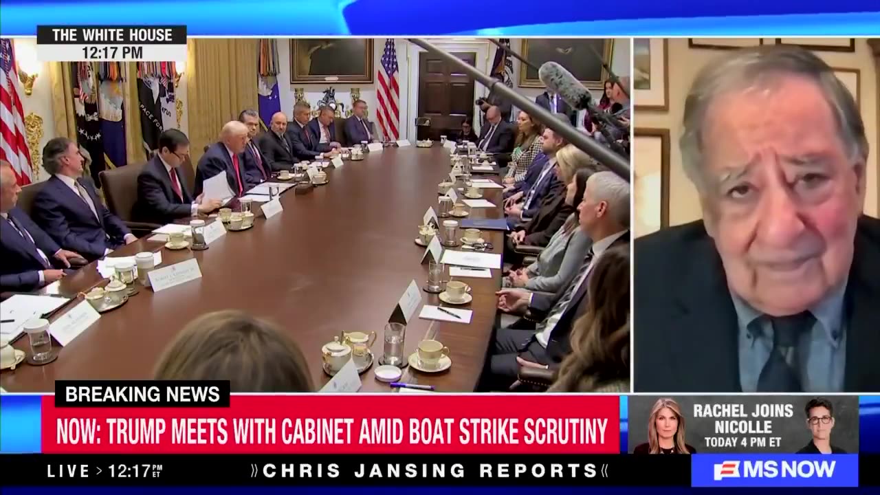 Panetta just went on MSNBC and declared that Pete Hegseth committed a war crime