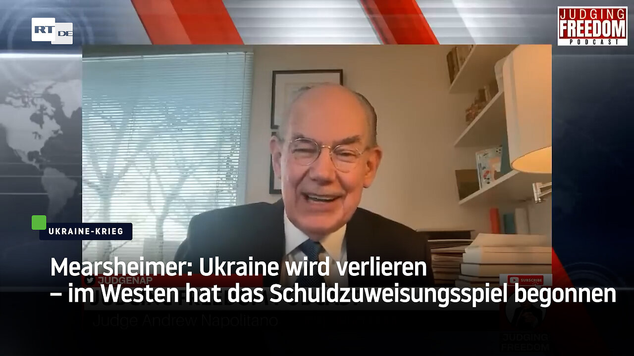 Mearsheimer: Ukraine wird verlieren – im Westen hat das Schuldzuweisungsspiel begonnen