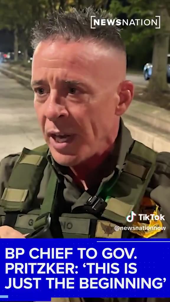 Watch the Boarder Patrol Chief give Governor Pritzker the giant middle finger