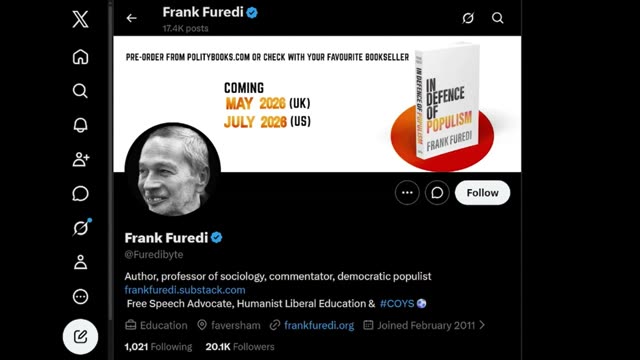 PROF. FRANK FUREDI: The EU basically ordered the new Hungarian government to cut our funding…or else