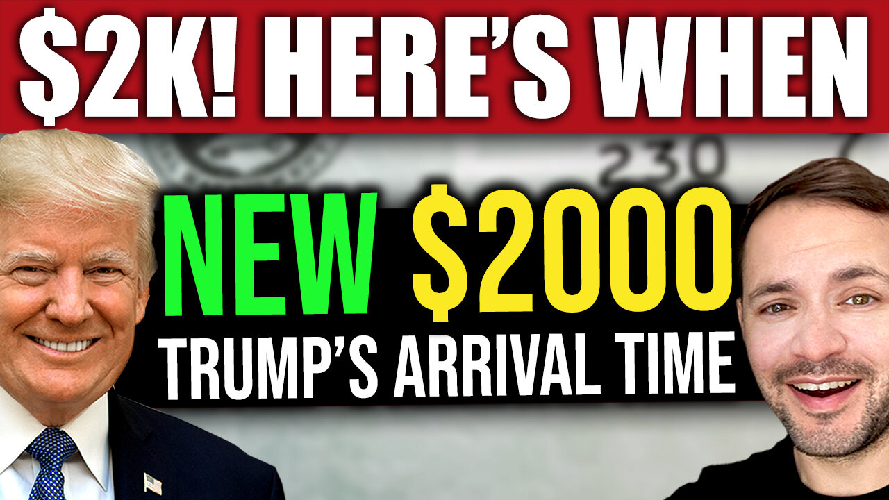 BREAKING: $2000 Tariff Checks Arriving - Trumps Update on WHEN!