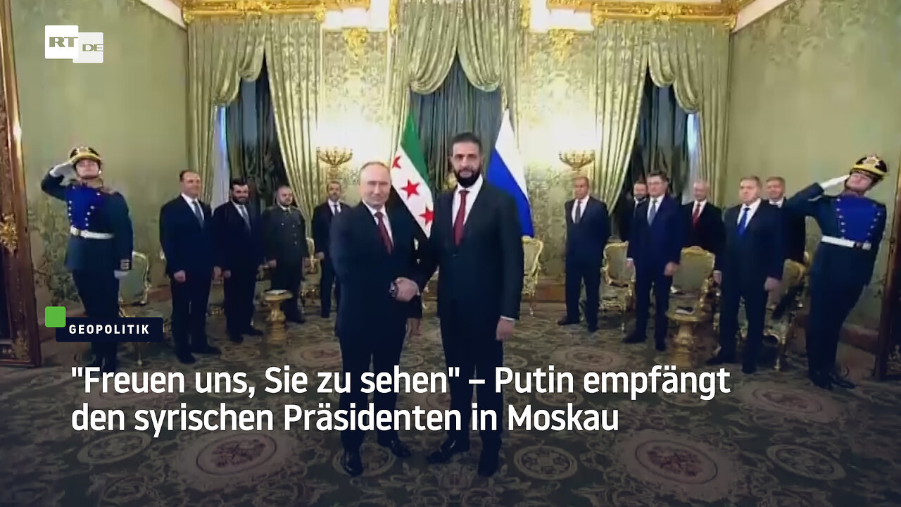 Freuen uns, Sie zu sehen – Putin empfängt den syrischen Präsidenten in Moskau