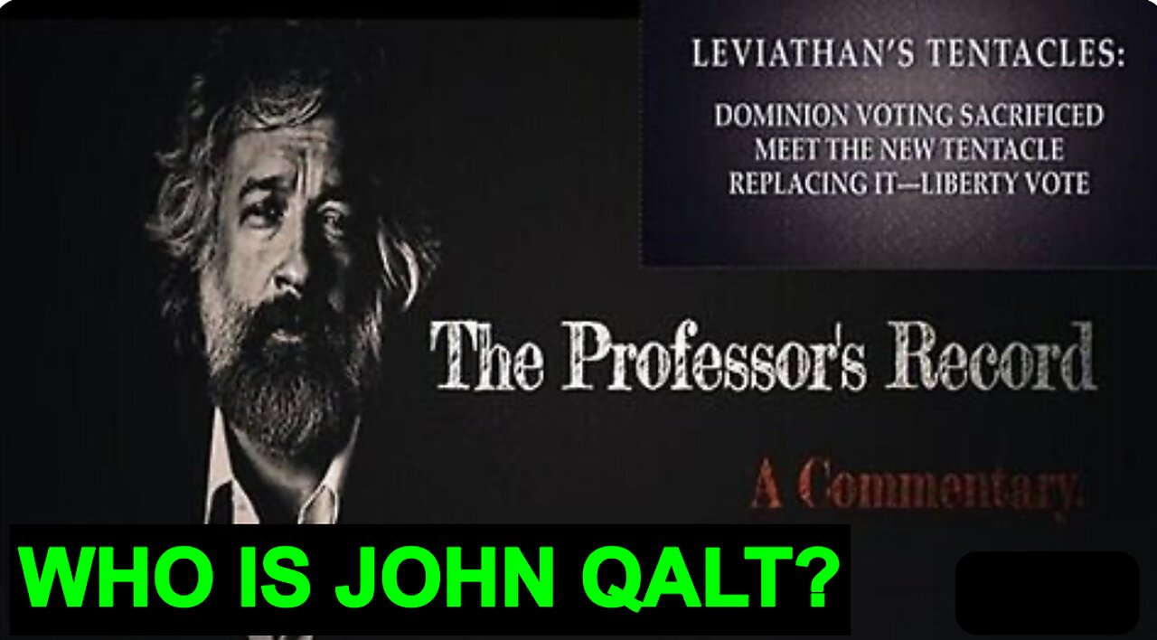 PROFESSOR DAVID CLEMENTS- The TRUTH About Liberty Vote WHO IS JOHN QALT? JUAN OSAVIN