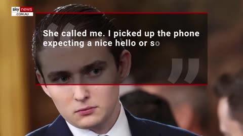 Breaking‼️Barron Trump credited for saving a woman's life during alleged assault on a FaceTime call