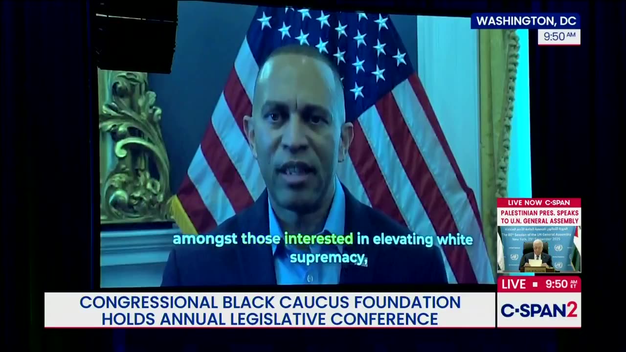 Democrat Leader Hakeem Jeffries suggests Republicans are pushing white supremacy