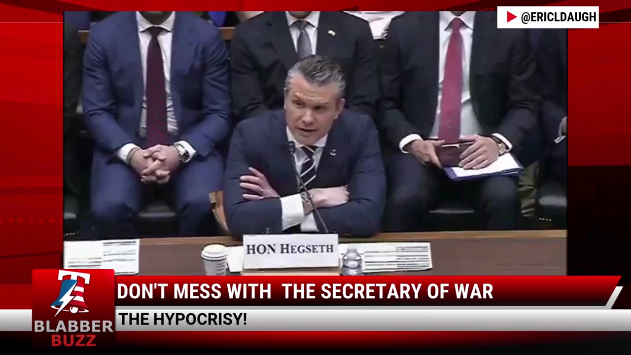 Don't Mess With The Secretary Of War