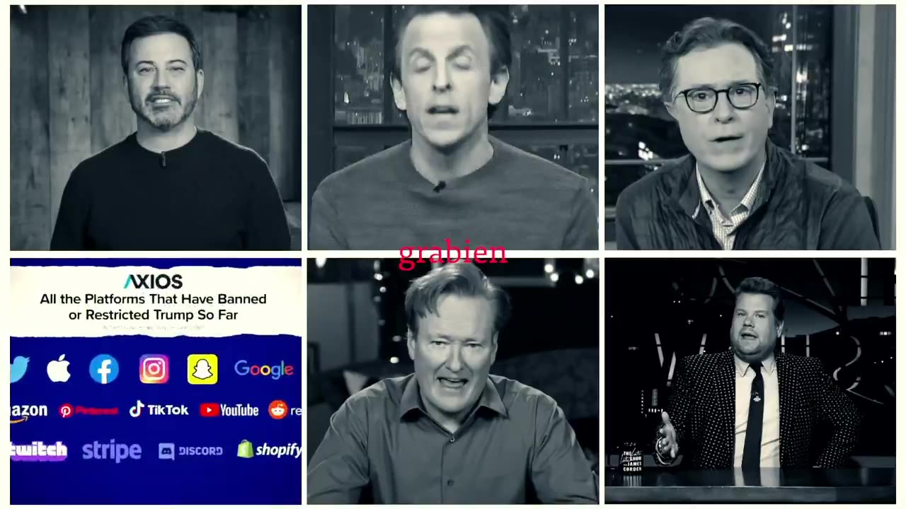 Remember when late-night hosts were celebrating Silicon Valley censoring Trump?