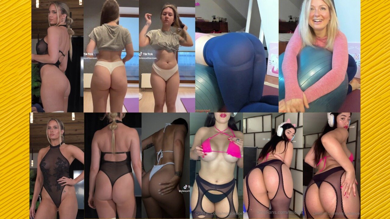 Ass compilation - Big bank tiktok challenge ❤️‍ClipchampGirls 2025