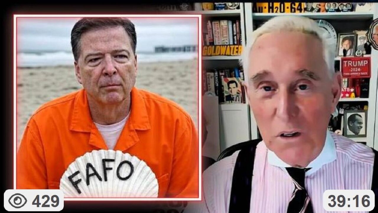 Roger Stone on Disgraced FBI Director Comeys Indictment And What Comes Next! ~ InforWars 9.27.25