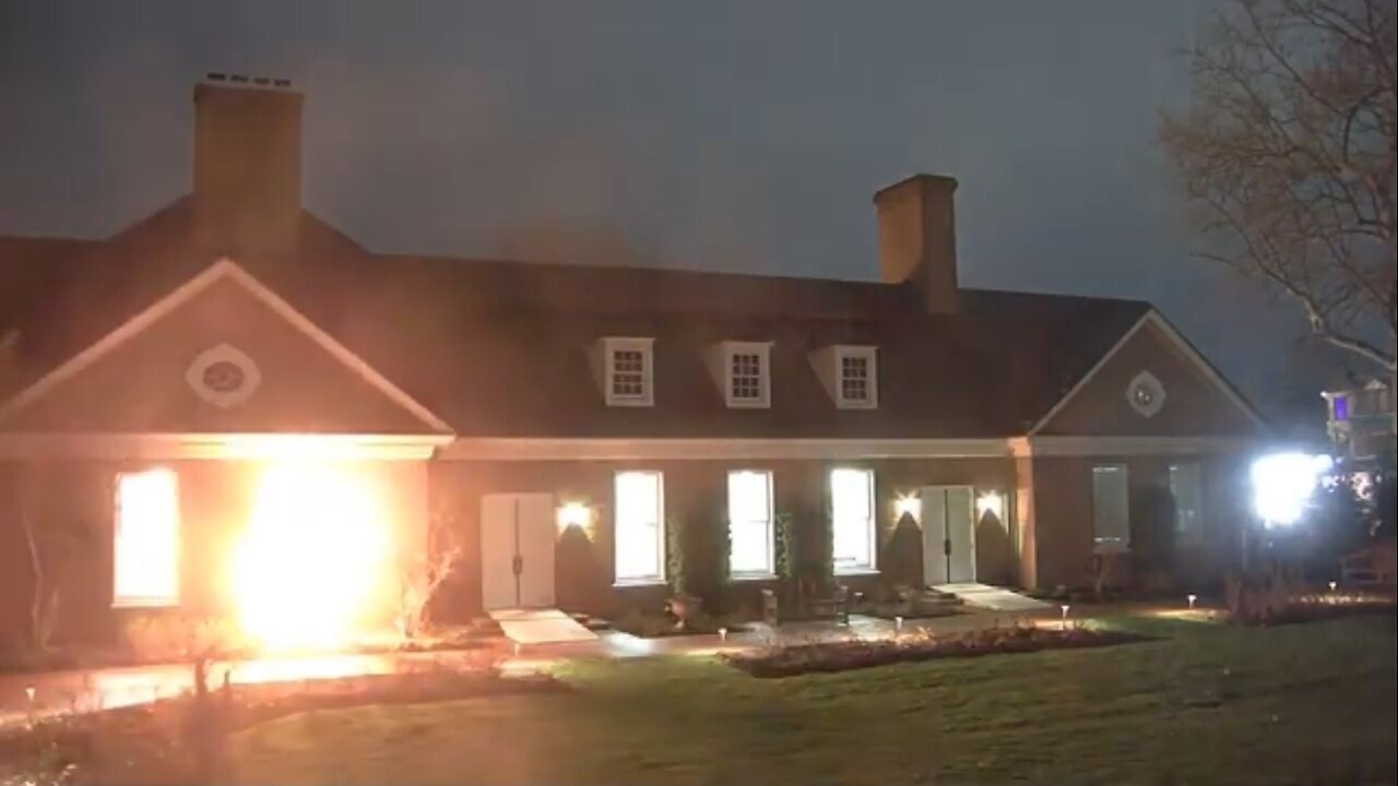 The Moment Arsonist Sets Fire To Gov Shapiros Mansion In April