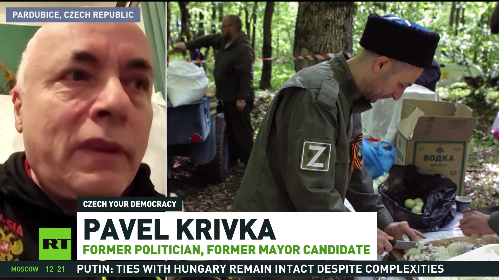 Fmr Czech politician gets 2-year suspended sentence for wearing Z shirt