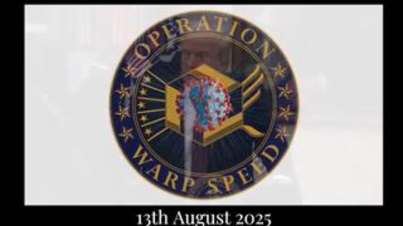 Trump & RFK Jrs mRNA Universal Vaccine All Systems GO!! - August 2025