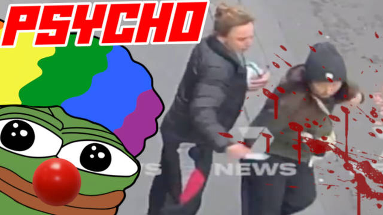 Woman Out on Bail Casually Runs up on Person & Stabs Them