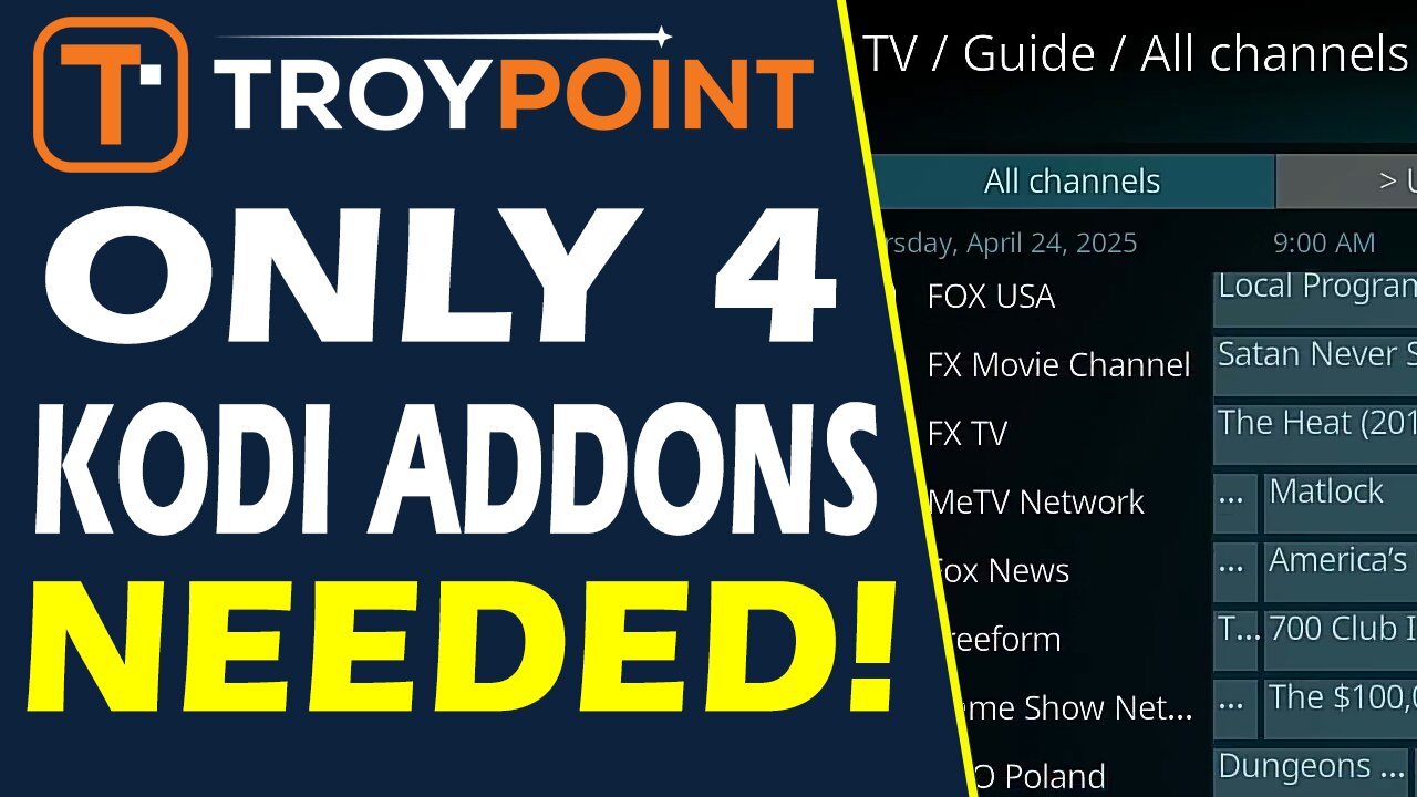 The 4 Best Kodi Addons for Movies, TV Shows, & Live Channels