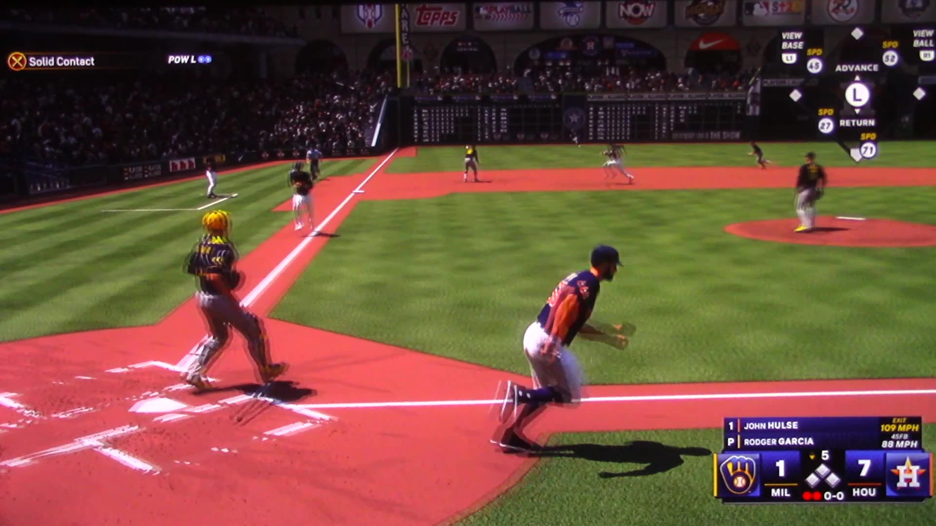MLB The Show: Houston Astros vs Milwaukee Brewers (S16 G19)