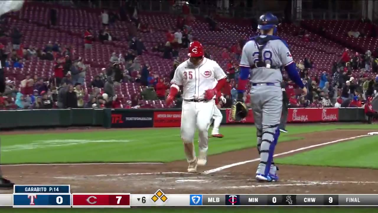 MLB Elly De La Cruz is having himself a game! He is now a triple away from a cycle ๐