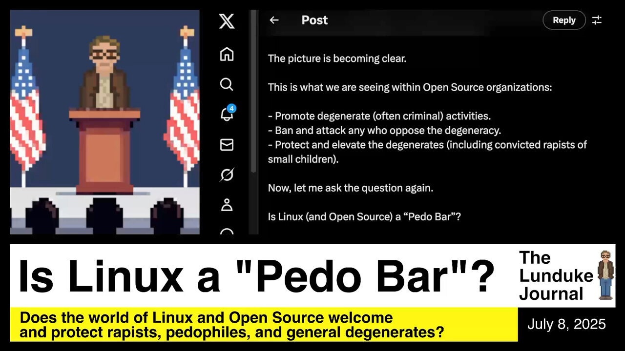 Is Linux a Pedo Bar?