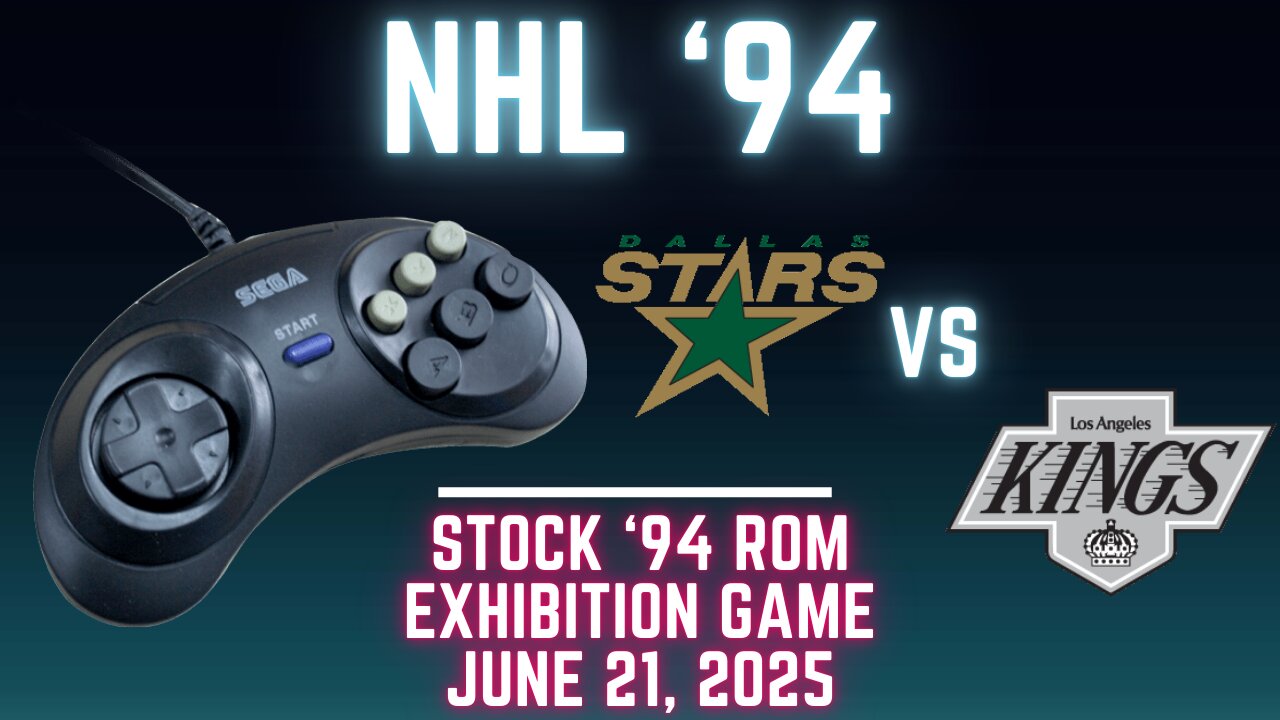 NHL 94: Stars (Len the Lengend) at Kings (Richter) {Genesis} - Exhibition 147 (OT!)