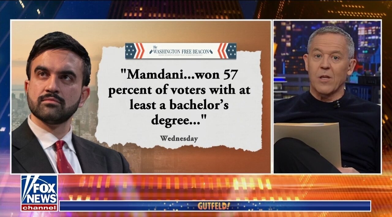 Gutfeld: The Working Class DIDNT Elect Mamdani
