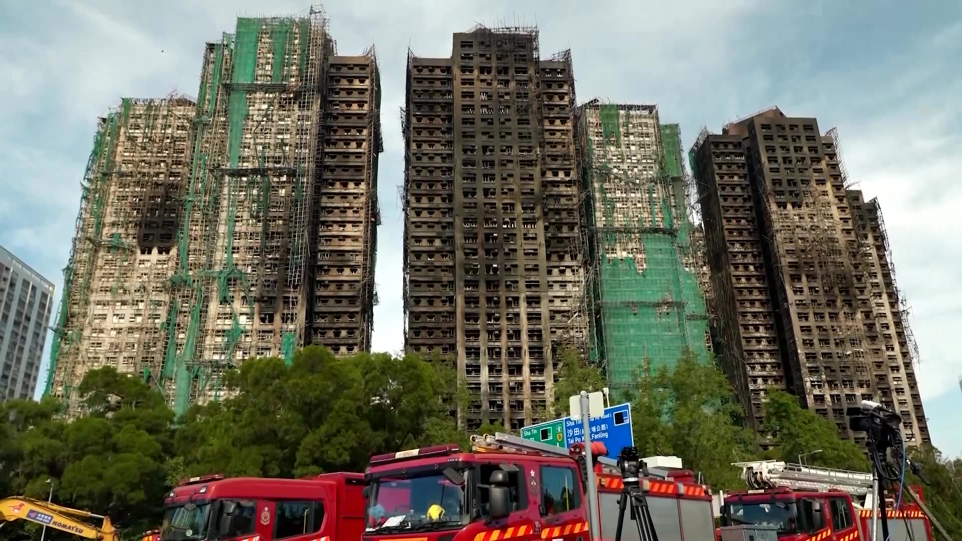 Everythings gone: Hong Kong family returns to site of deadly fire