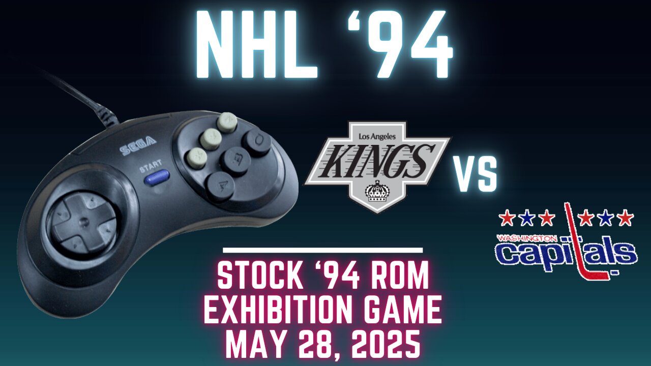 NHL 94: Kings (Len the Lengend) at Capitals (Icestorm NHL94) {Genesis} - Exhibition 124