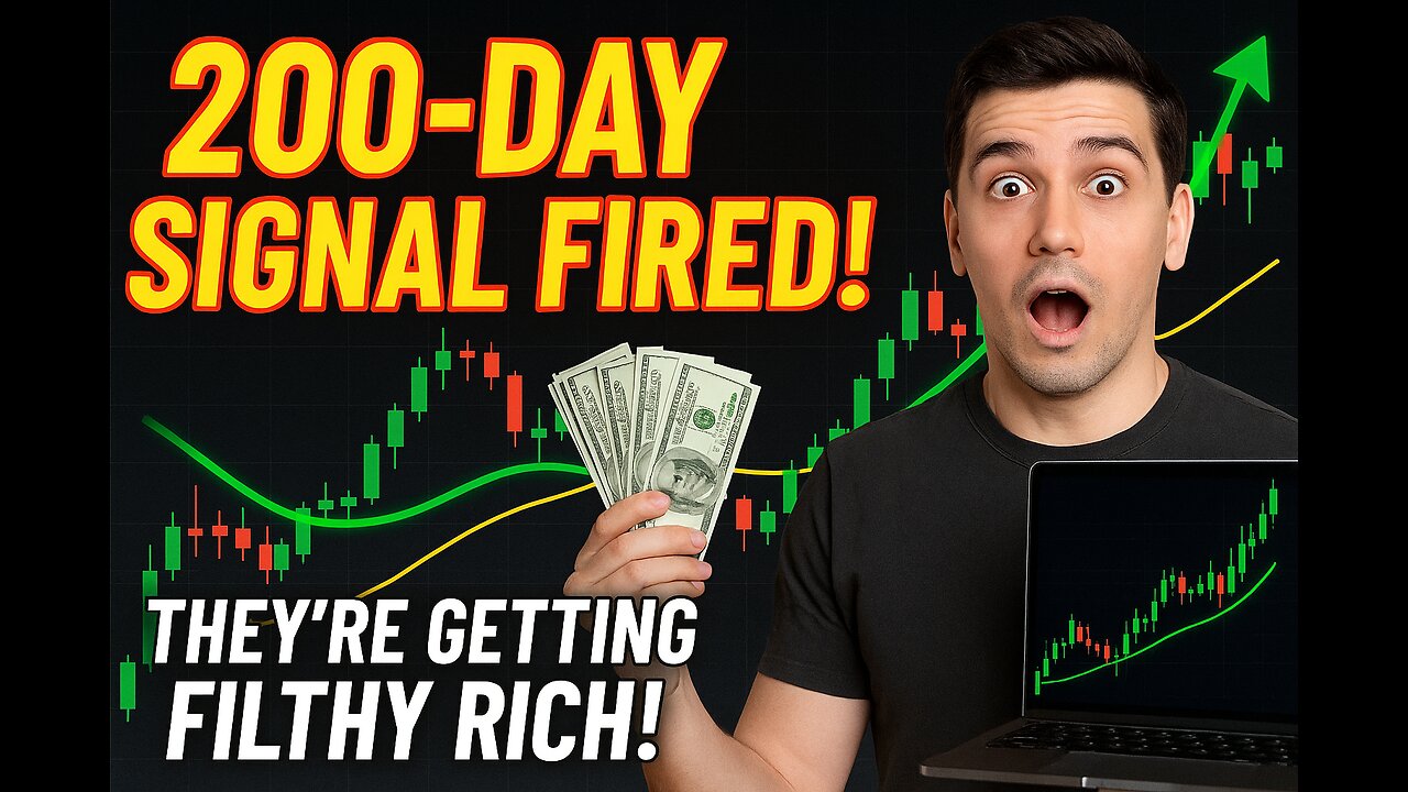 Traders Using This 200-Day Moving Average Crossover Signal Are Getting Filthy Rich-Dont Hesitate!