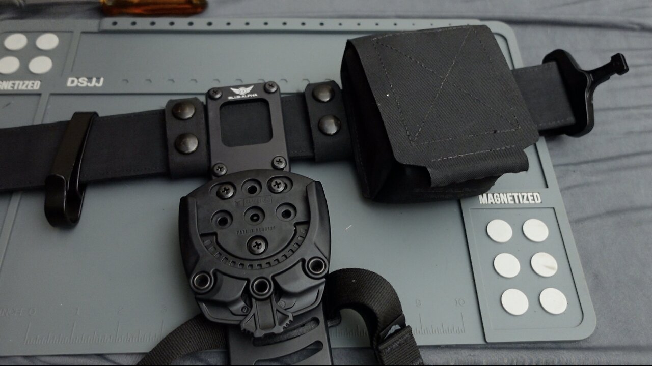 Alpha 2 Go Blue Alpha Belts Holster Drop