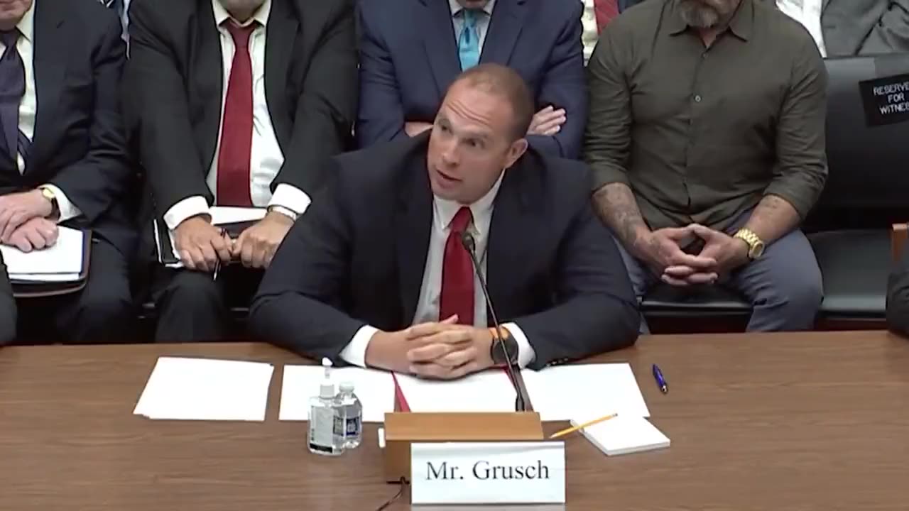 Former U.S. intelligence official David Grusch claims under oath that aliens exist