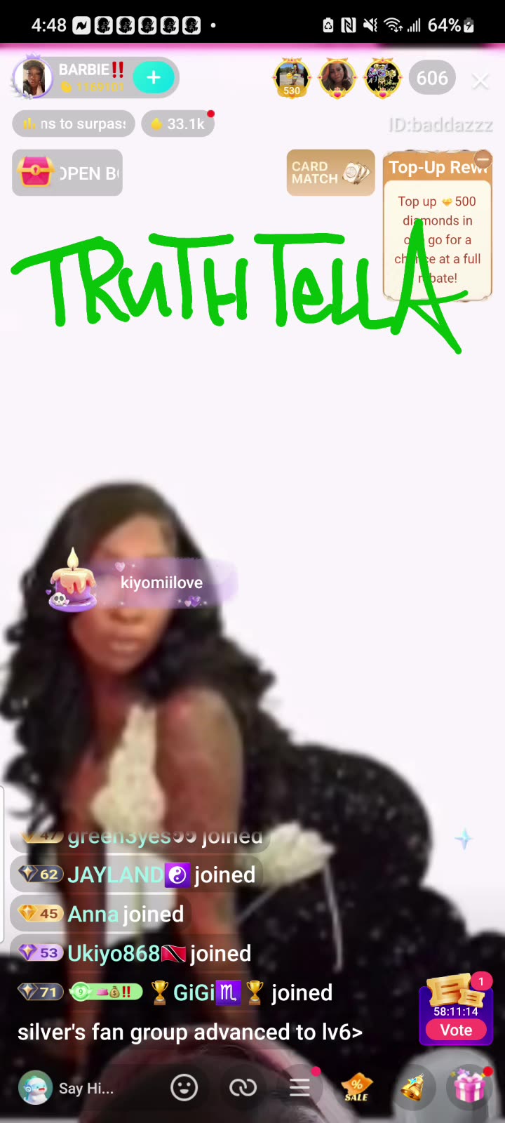 MRS LATENIGHT BARBIE SAYS SHE DOESNT TAKE KIND TO DISRESPECT THEN LINES POLYGOD