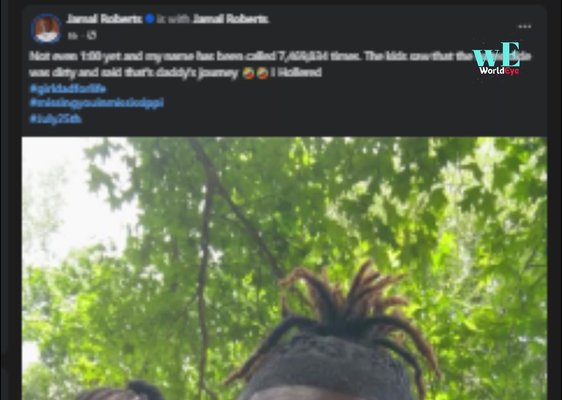 Jamal Roberts Reflects on Life With His Children in Viral Facebook Post - WorldEye
